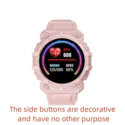 Smart Fitness Watch with Bluetooth - Music Control, Step Tracking, Weather & Message Alerts for Active Users