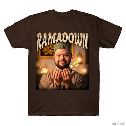 RAMADOWN MEME T-shirt For Men Women 100% Cotton T Shirts Short Sleeve Tops J28
