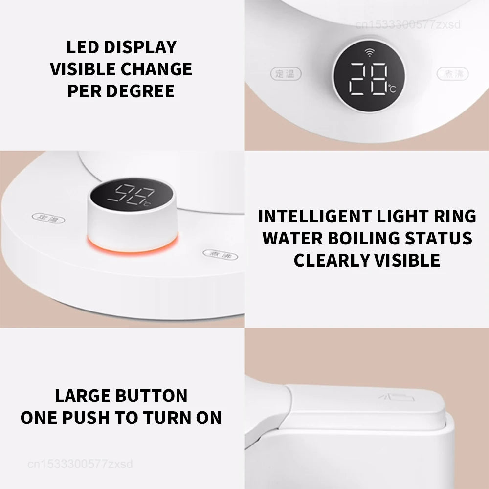 Mijia Smart Kettle 2 Pro Electric Kettles, Kitchen Appliances, LED Display 24H Intelligent Temperature Constant Teapot