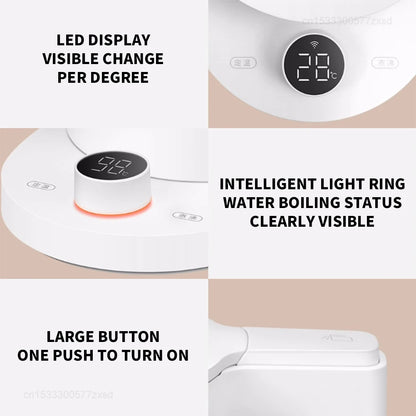 Mijia Smart Kettle 2 Pro Electric Kettles, Kitchen Appliances, LED Display 24H Intelligent Temperature Constant Teapot
