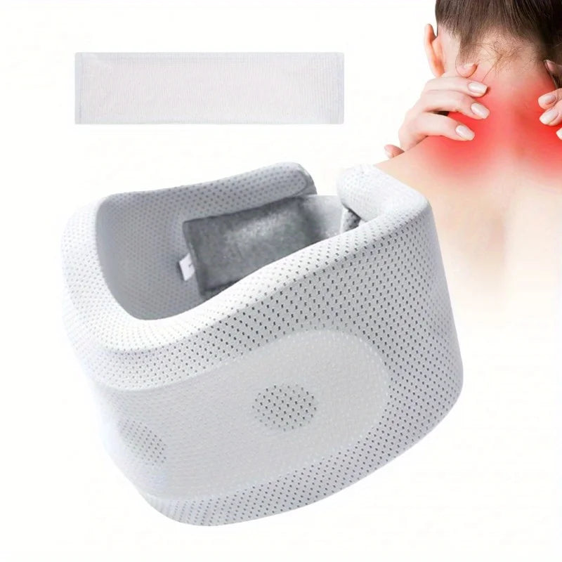 Neck brace Cervical Neck Collar for Sleeping Adjustable Support Brace with Replacement Cover for Women Men Adults Elders