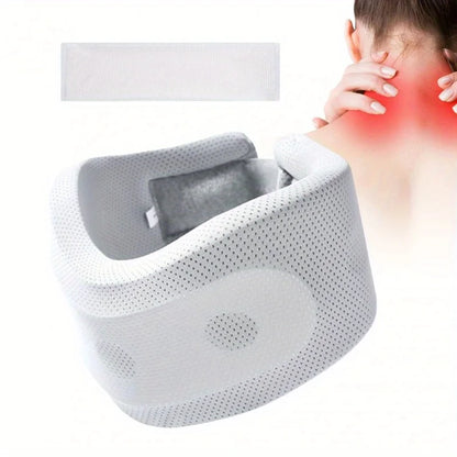 Neck brace Cervical Neck Collar for Sleeping Adjustable Support Brace with Replacement Cover for Women Men Adults Elders