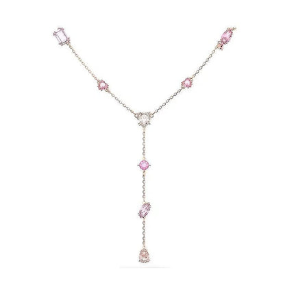YEEVAA Candy Colorful Imitation Crystal Dopamine Unique Design Choker Necklace Bracelet Earrings, Jewelry for Women Bridal Gift