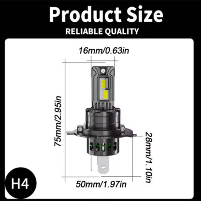 Motorcycle 70W White 20000LM H4 9003 LED Headlight Moto Front Replacement Bulbs For Ducati Scrambler Classic Icon 2015 2016 2017