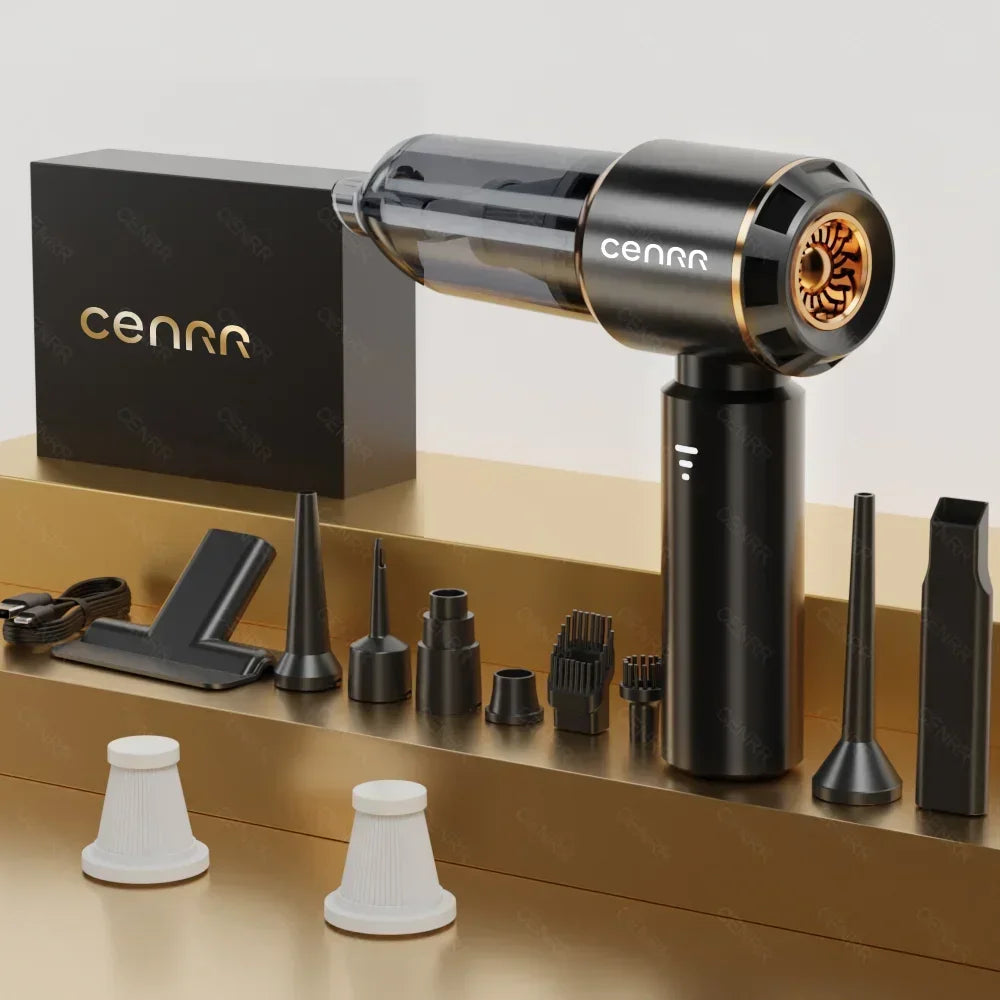 CENRR 998000PA Car Vacuum Cleaner Strong Suction Cordless Wireless Cleaner Handheld Portable Vacuum Cleaner Cleaning Machine