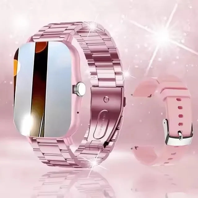 2025 Smart Watch 2.01‘’ Full Touch Amoled BT Call Sport Waterproof Watches Heart Rate Blood Pressure SmartWatch for Men Women