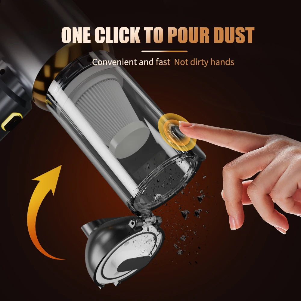 CENRR 2025 NEW Car Vacuum Cleaner  Powerful Mini 998000PA Portable Vacuum Cleaner for Home Appliance Handheld Blower Car Cleaner