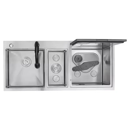 Integrated Sink Dishwasher Complete Set Of Fully Automatic Kitchen Appliances Includes Single Bowl Ultrasonic Dishwasher Sink Fa