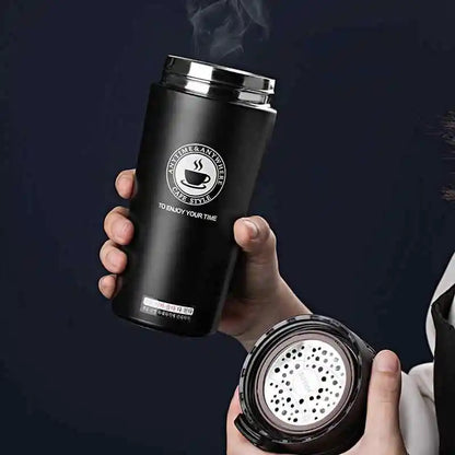 380/510ML Coffee Cup Stainless Steel Thermo Bottle Car Thermal Cup Outdoor Sports Vacuum Flask Keeps Cold and Heat Thermal Mug