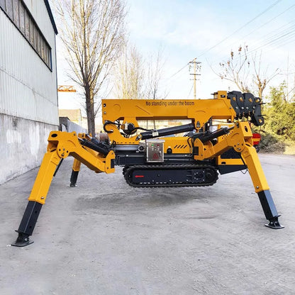 5T-12T Tracked Spider Lift and Crane Inventory, Ultimate Versatility for Rental Firms and Large-Scale Construction Contractors