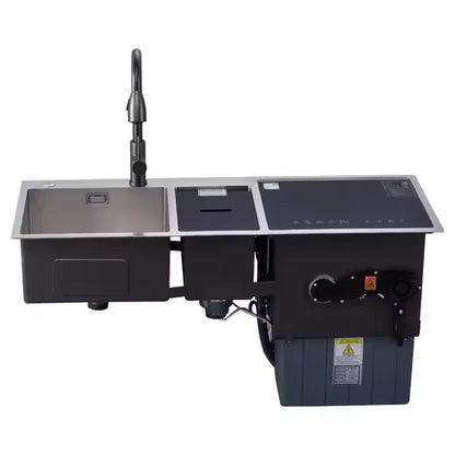 Integrated Sink Dishwasher Complete Set Of Fully Automatic Kitchen Appliances Includes Single Bowl Ultrasonic Dishwasher Sink Fa