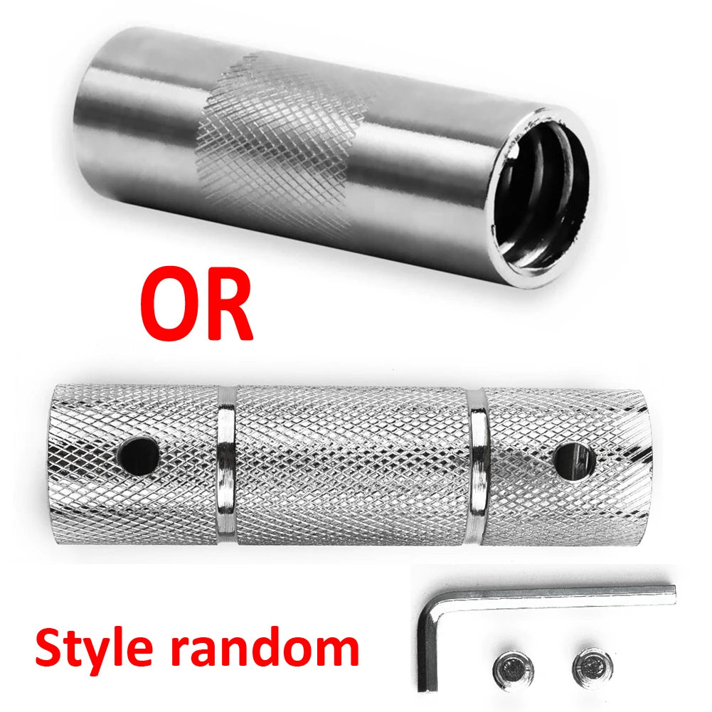 Spinlock 1" Standard 25mm Dumbbell Bar Connector Extender Linker Fitness  Dumbbell Connecting Rod  Barbells Attachments