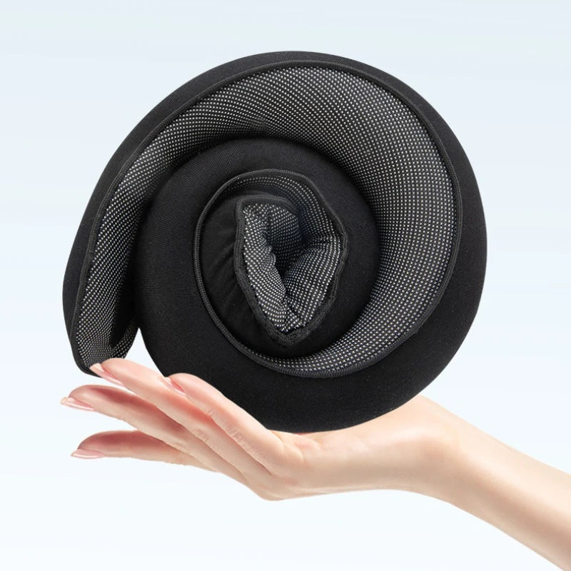 Portable Travel Neck Pillow Adjustable Foam U-shaped Pillow Snail Style Memory Foam Neck Support , Cars,Office Naps Neck Pillow