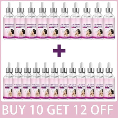 Facial Anti-Wrinkle Serum Fade Fine Lines Anti-Aging Whitening Moisturizing Remove Freckles Brighten Facial Skin Care