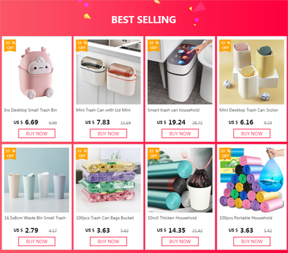 Kitchen Car Trash Can, Folding Garbage Bin, Waste Bin, Dustbin, Rubbish Bin, Recycle Bin for Kitchen
