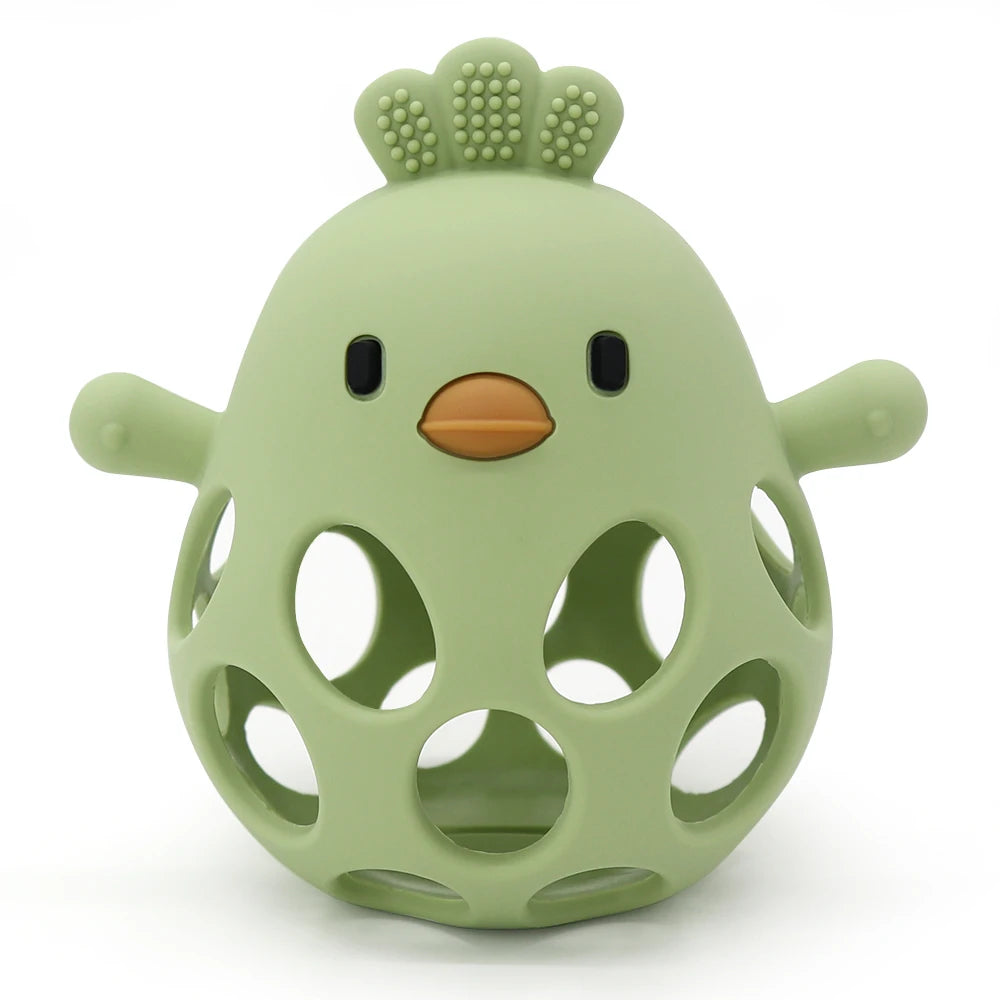 Color Kids 1PCS Silicone Baby Teether Gloves BPA Free Chewable Mittens Anti Biting Hand Protector Infant Teething Toys