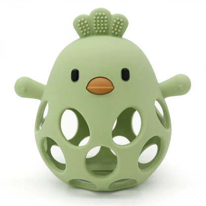 Color Kids 1PCS Silicone Baby Teether Gloves BPA Free Chewable Mittens Anti Biting Hand Protector Infant Teething Toys