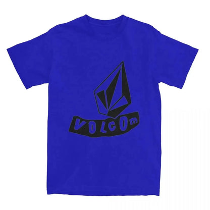 Volcom Men Women Cotton T-shirt Luxury Brand Fashion Big Size Top Casual Short Sleeve Streetwear Classic Print Loose Tee 2025
