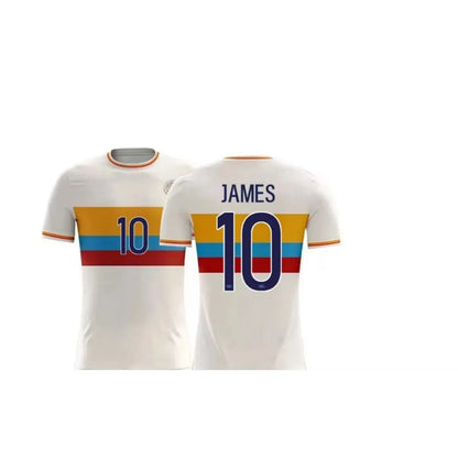 Colombia Men's Streetwear Football Quality 3d Printed Quick Drying Breathable Couple Tees For Men_women Short Sleeve T-Shirt