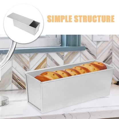 Household Toast Bread Pan Loaf Pans for Homemade Baking Tin Cute with Lid Nonstick