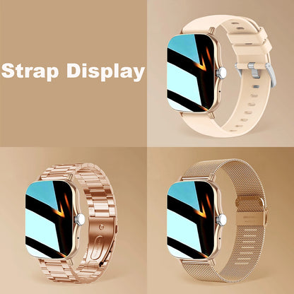 1.83'' Waterproof Smart Watch with Message Answer Call Sleep Monitoring Sports Pedometer Information Alerts For iPhone Android