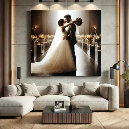 1pc Custom Art Decoration - Suitable for Couples, Lovers,pefect for Bedroom,Living Room, Home Office, Dormitory Decoration
