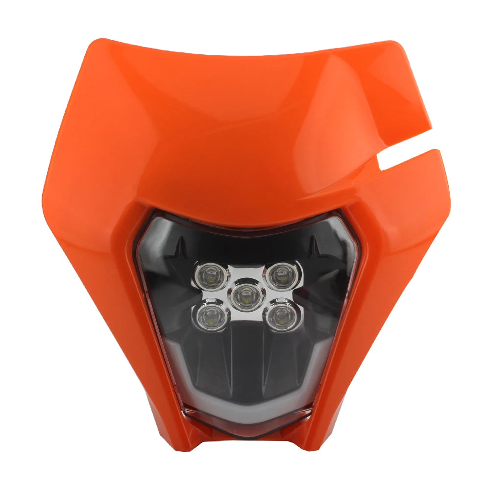 Motorcycle Headlight Plate LED Headlamp for KTM EXC EXCF SX XC 150 250 350 450 Fairing Dirt Bike Motocross Accessories Enduro