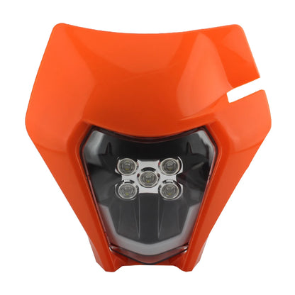 Motorcycle Headlight Plate LED Headlamp for KTM EXC EXCF SX XC 150 250 350 450 Fairing Dirt Bike Motocross Accessories Enduro