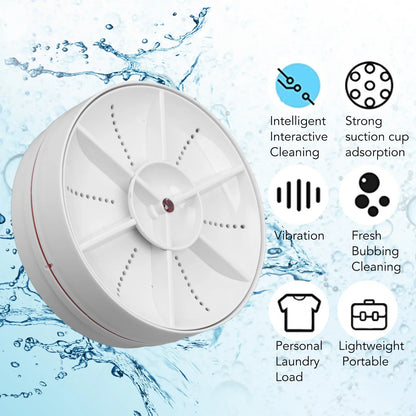 Mini Dishwasher 18W 8.5V 2A 2000mah Portable Countertop Dishwasher Multifunctional Dishwasher for Dishware Fruit Vegetable