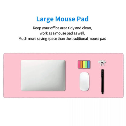 900x400x2mm Mouse Pad Gamer Women Large Home HD Desk Mats Mouse Mat Pink Anti-slip Soft Carpet Office Gamer Mice Pad Table Mat