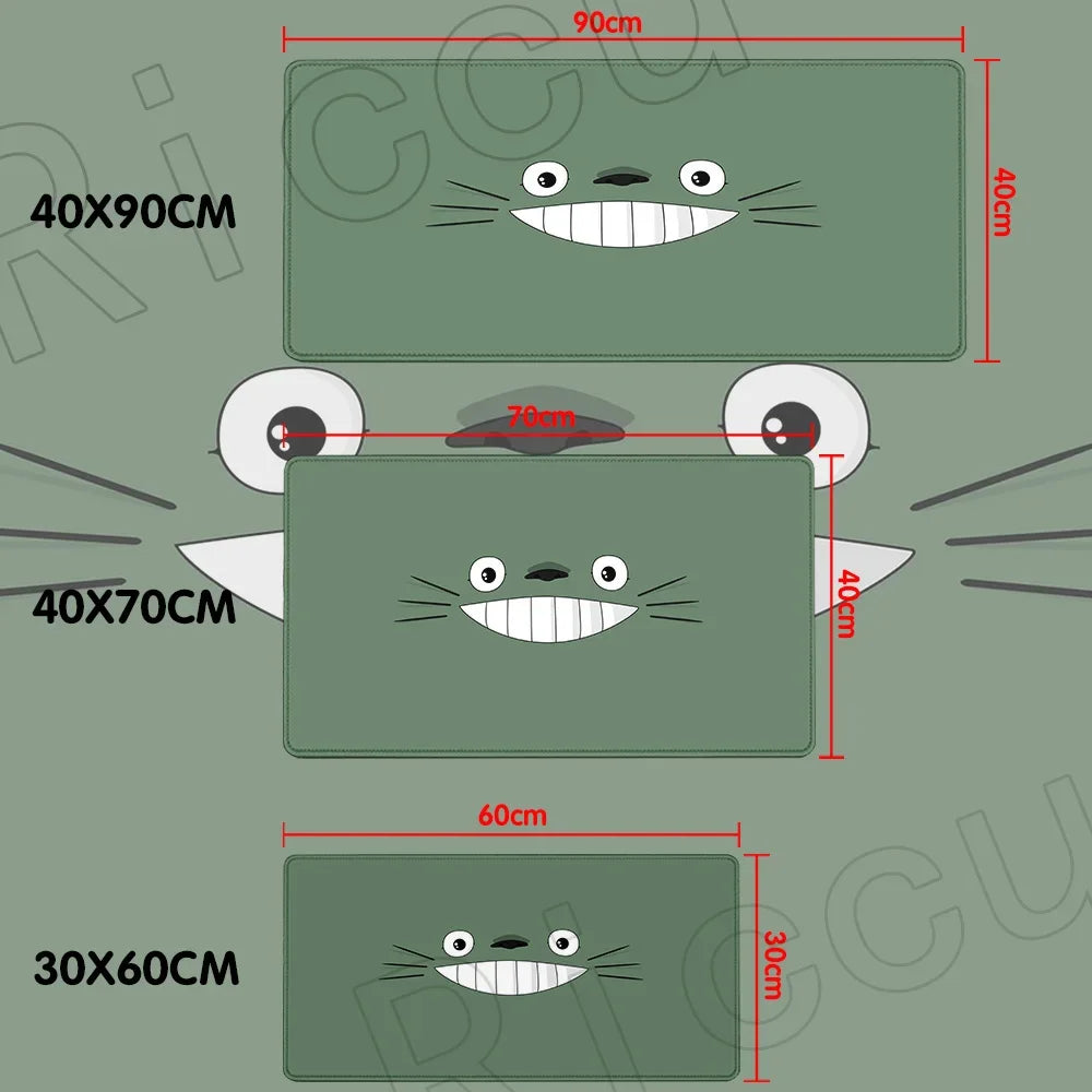 HD Xxl Office Computer PC Accessories 400X900mm Table Mat Gaming Kawaii Cat Mouse pad chinchilla Gamer Large Dragon Desk mat