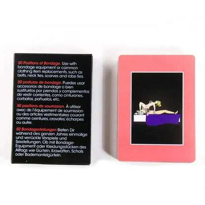 English Sexual Position Cards – Role-Playing Adult Games with Bedroom Commands, 18+ Erotic Toys for Couples