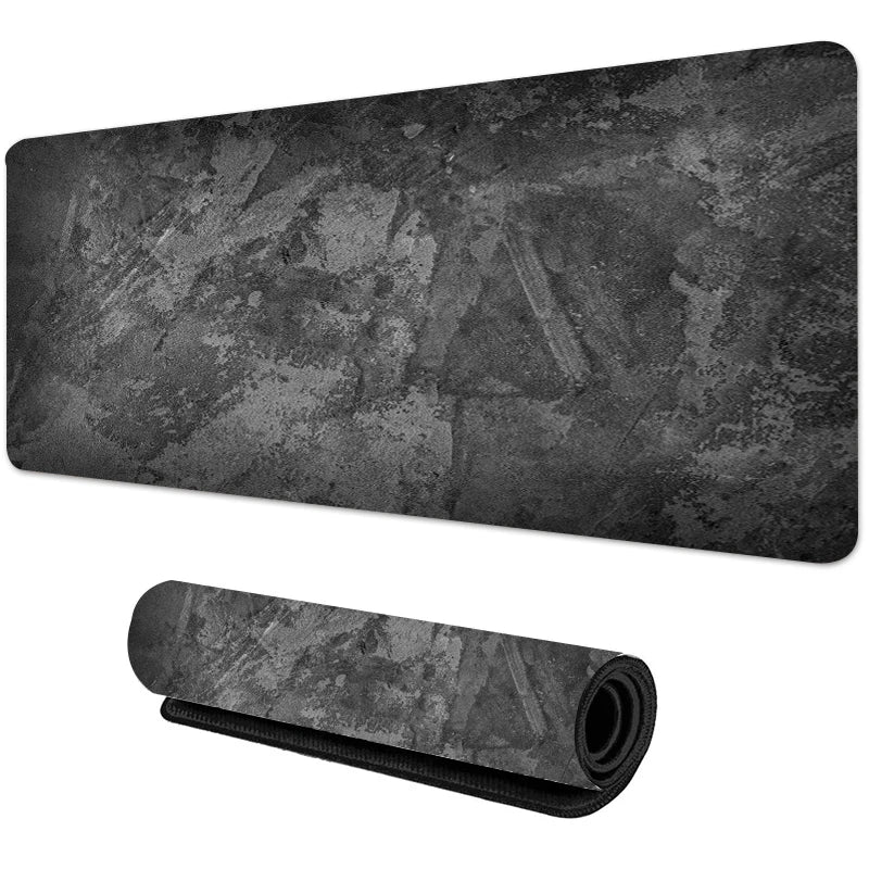 Gray Texture Large Gaming Mouse Pad Computer Office Game Table Mat XXL 900x400 Rubber Anti-slip Keyboard Mousepads Long Desk Pad