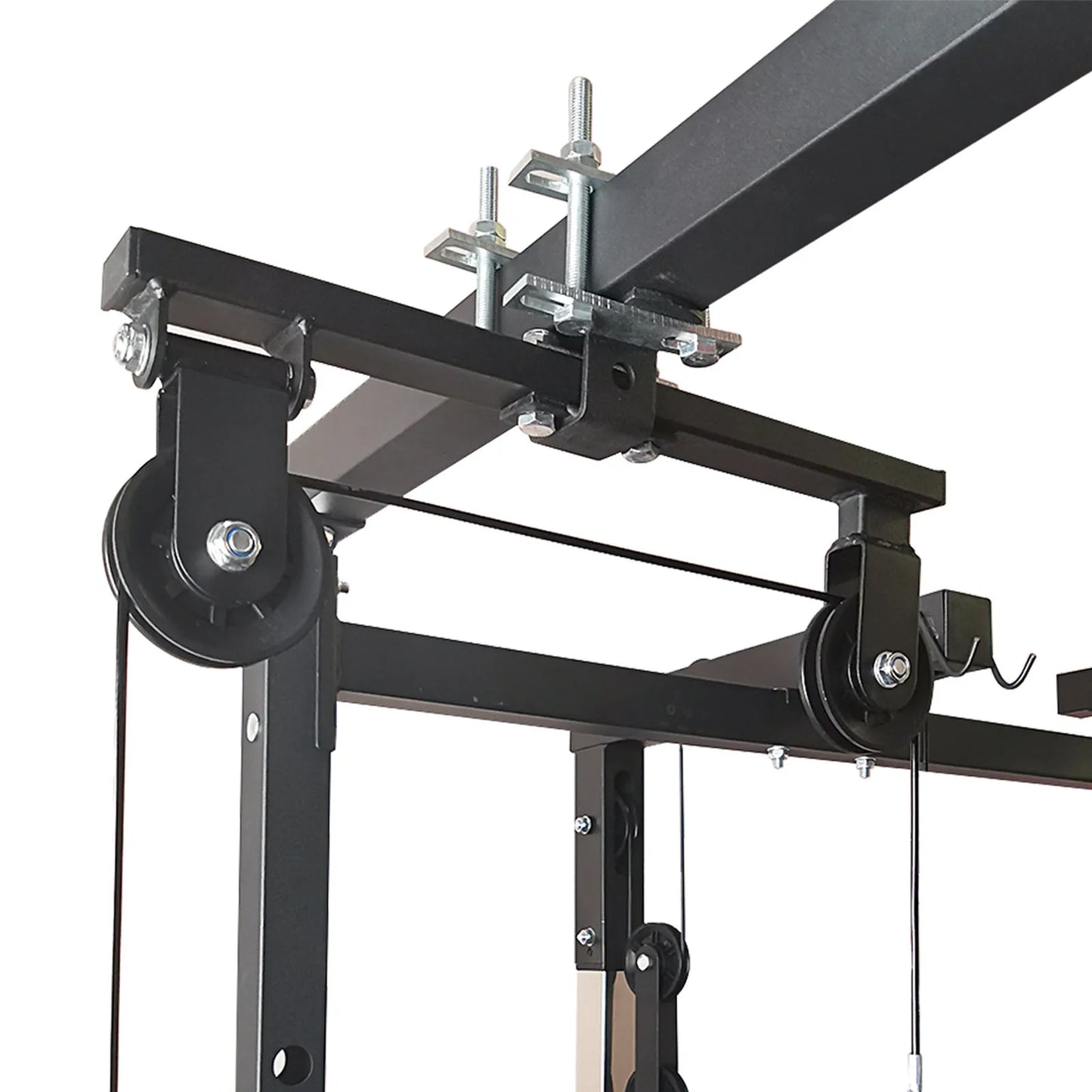 Fitness Pulley  DIY Cable Machine System For Round Metal Tube Home Pull Down Workout Accessories Gym Loading Lifting Back Pullin