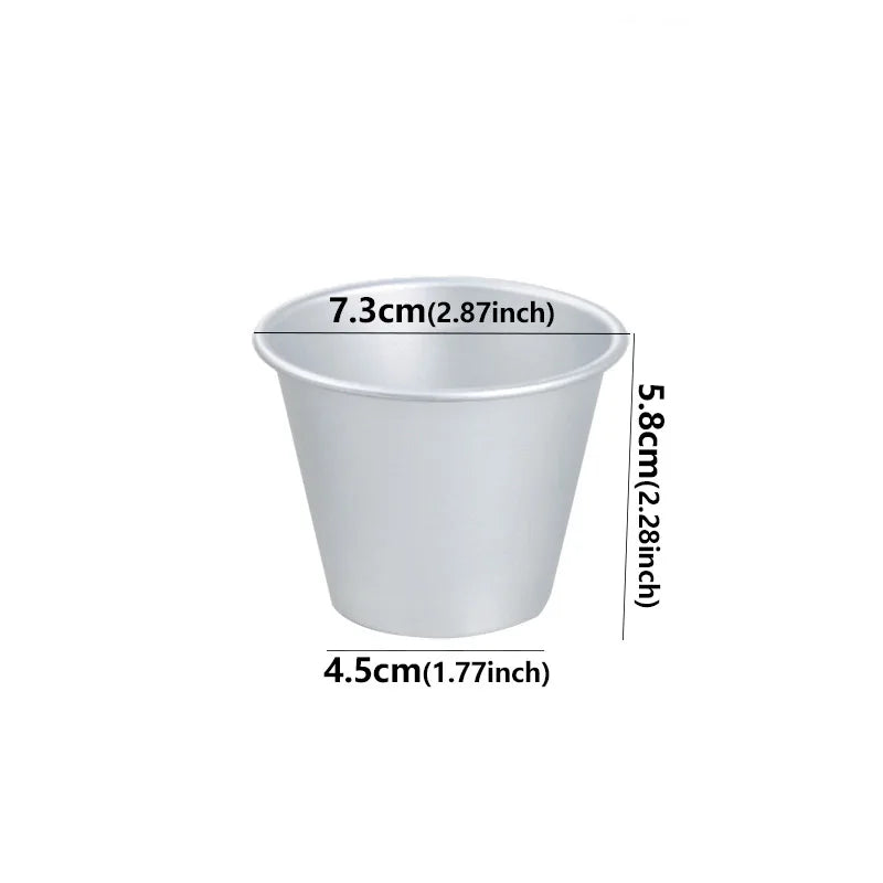 Nonstick Baking Cups Metal Aluminum Baking Form Mould Pastry Pudding Mold Decorating tool baking cups metal baking form mould
