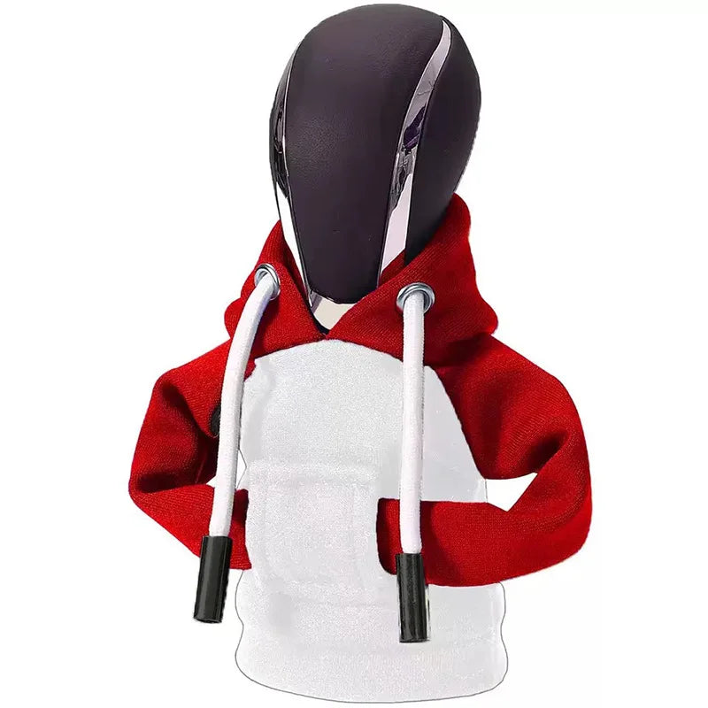 Car Gear Shift Hoodie Cover Shift Cover Gear Handle Decoration Fits Manual Automatic Car Shift Lever Interior Decor Ornament