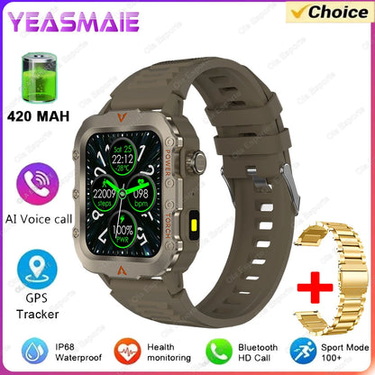 Smart Watch With Flashlight Function, Wireless Calls, Health Monitor，Message Reminders, Suitable For Iphone And Android Phones