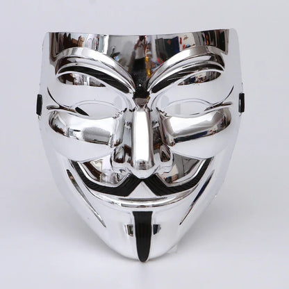 Movie Cosplay V for Vendetta Hacker Mask Anonymous Guy Fawkes Halloween Christmas Party Gift for Adult Kids Film Theme Mask