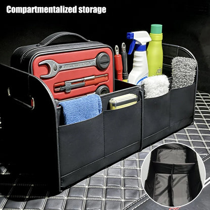 Car Storage Capacity Box Trunk Storage Box Oxford Cloth Storage Box Large Capacity Foldable Storage Capacity Large Storage
