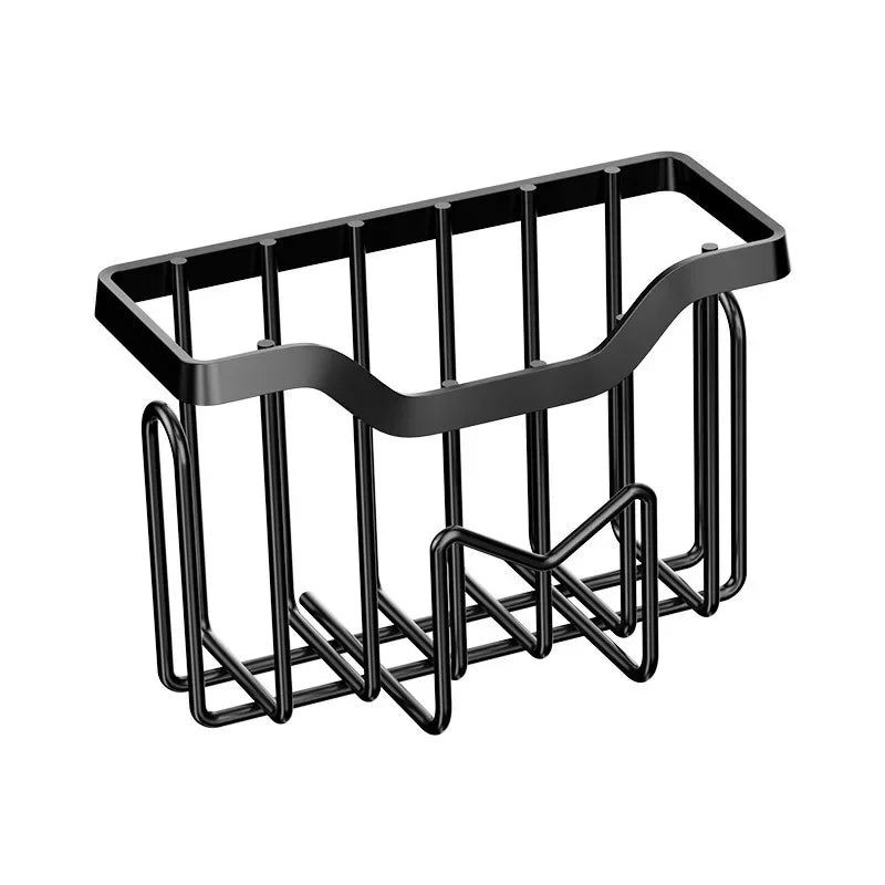 ZEXEF Sponge Holder Kitchen Sink Organizer Rustproof Stainless Steel Multifunctional Holder for Sponge Brush Sink Stopper