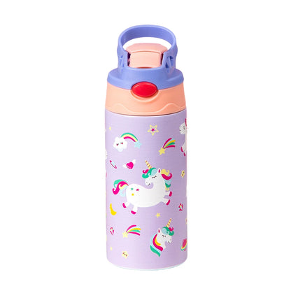 350ml Cartoon Insulated Cup Animal Pattern Stainless Steel Thermos Cup Christmas Vacuum Flasks Water Bottle Xmas Gift Cup