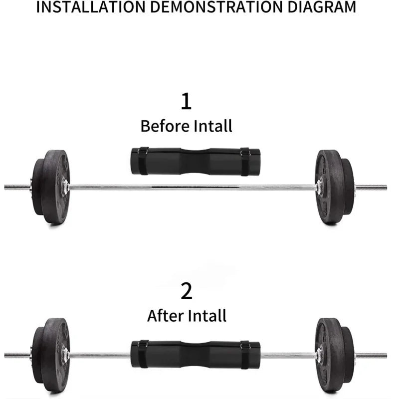 Thickened Non-slip Gym Fitness Weightlifting Squat Dumbbel Neck Support Protection Pad Strength Workout Barbell Shoulder Pads