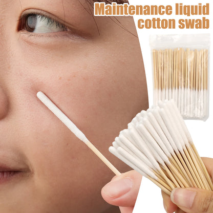 Multi-purpose Beauty Makeup Acne Maintenance Liquid Cotton Swab 4 Thicknesses Soft and Comfortable Cotton Swab Skin Care Tools