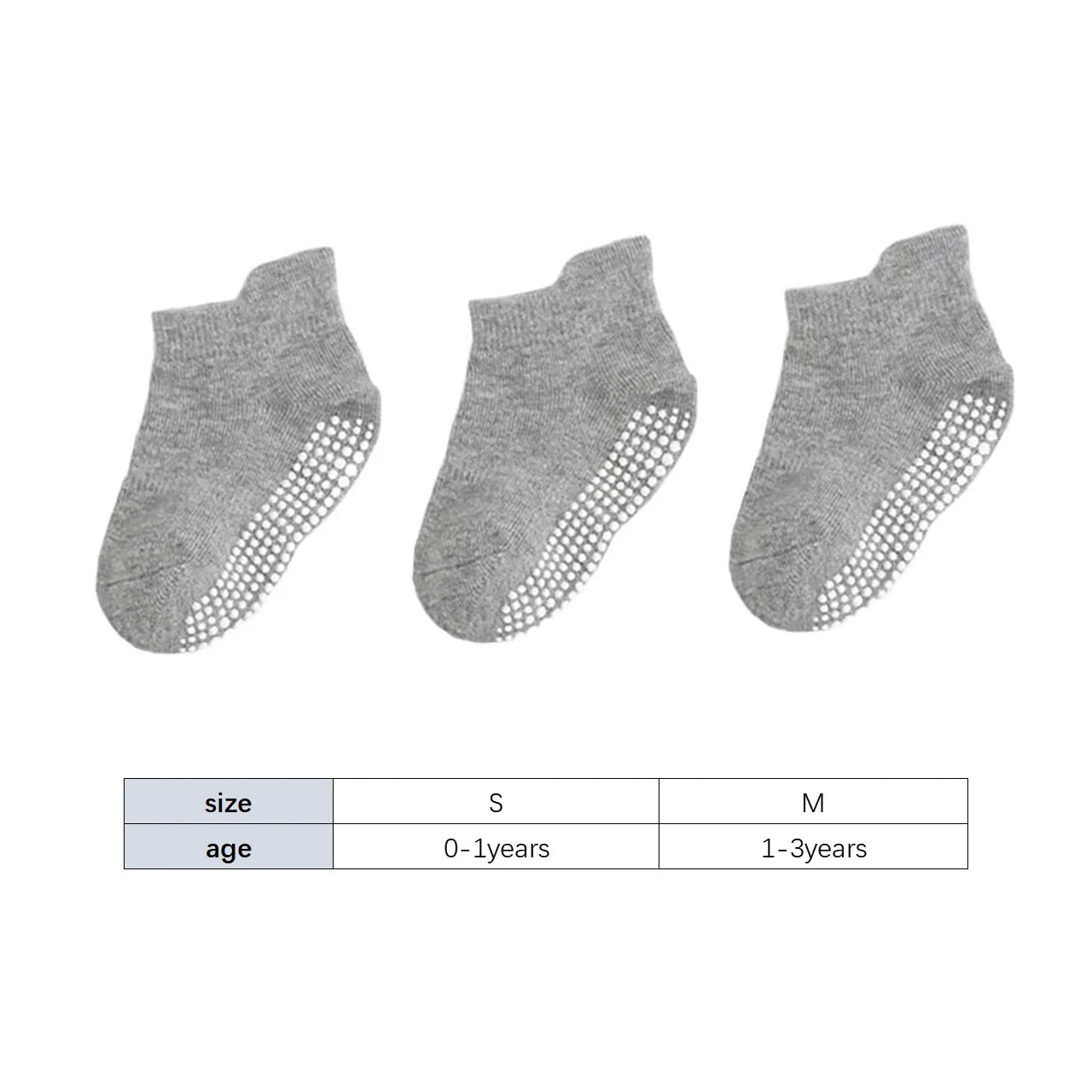 6 Pairs Spring Summer Baby Cotton Short Socks Solid Color Anti-Slip Floor Socks for Boy Girl Casual Kids Boat Socks 0-3 Years