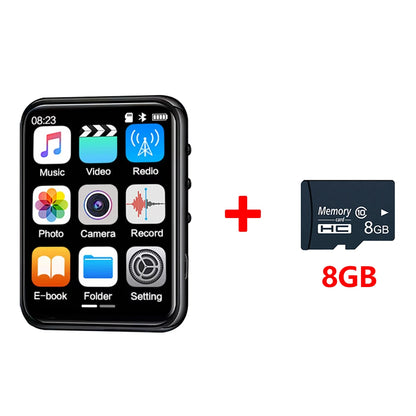 Bluetooth 5.4 HiFi MP3 Player 2.4-inch Touchscreen Walkman with Camera Can Take Pictures with Speaker/FM /Recorder/eBooks