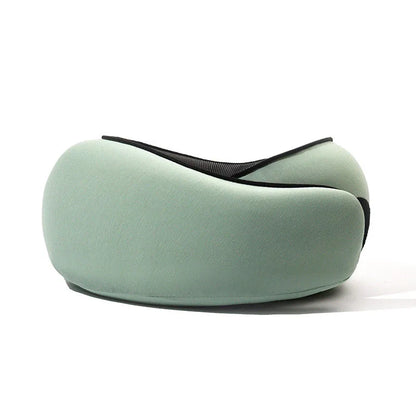 Portable Travel Neck Pillow Adjustable Foam U-shaped Pillow Snail Style Memory Foam Neck Support , Cars,Office Naps Neck Pillow