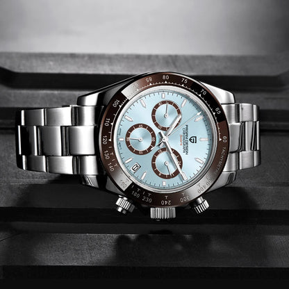 2026 New PAGANI Design Top Brand Men's Sports Quartz Watches Sapphire Stainless Steel Waterproof Chronograph Luxury Reloj Hombre
