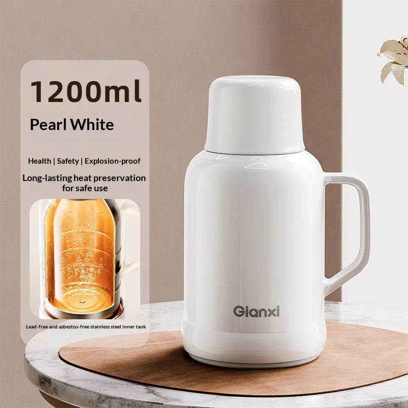 Gianxi Insulated Pot Stainless Steel Large Capacity Hot Water Bottle 2025 New Small Warm Pot Dormitory Student Warm Bottle