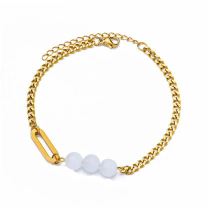 Zircon Cross Anklets For Women Gold Color Stainless Steel Cross Anklet Double Chain Summer Beach Party Jewelry Gift Accessories