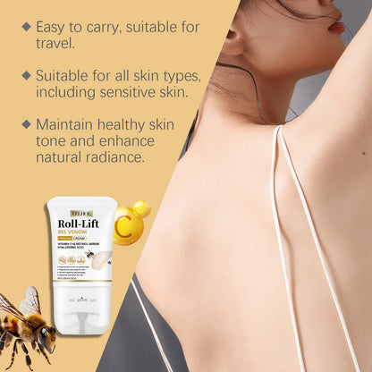 EELHOE Bee Venom Cellulite and Sagging Cream Firming Body Skin Tightening Neck Arm Belly Buttocks Deep Hydration Roller Cream